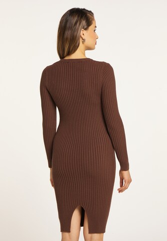 faina Dress in Brown