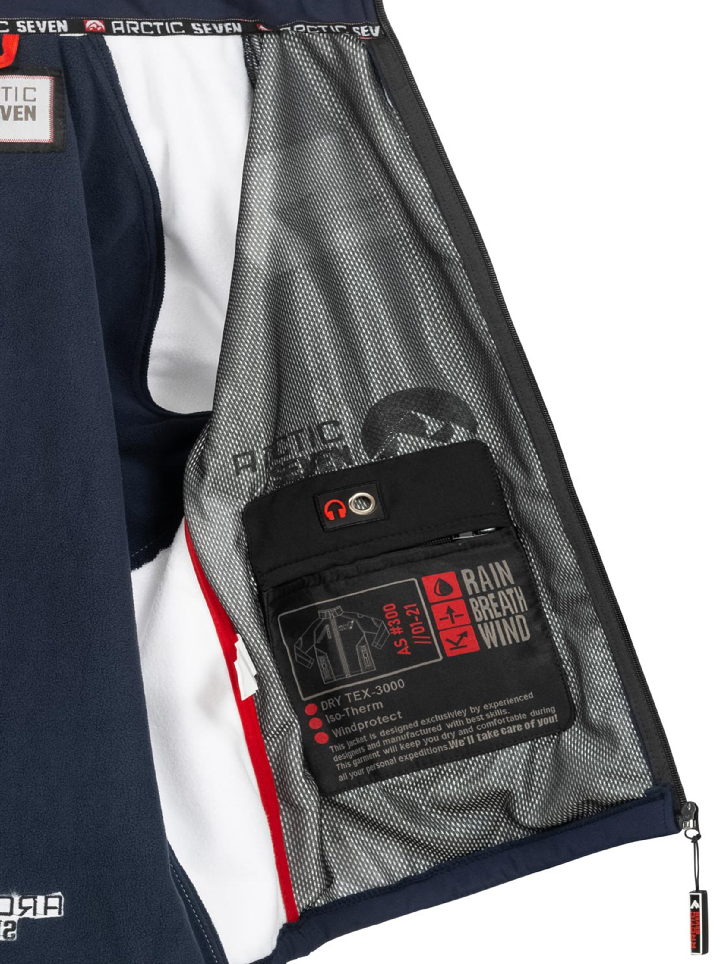 Arctic Seven Funktionsjacke in Blau