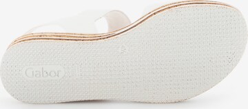 GABOR Strap Sandals in White