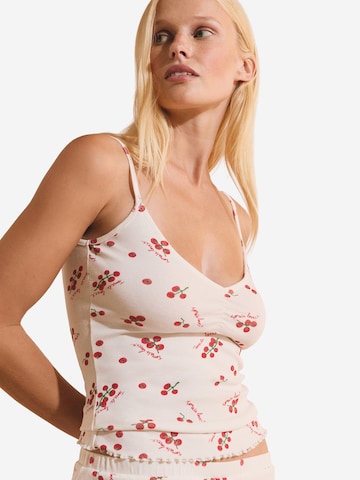 Camicia da notte 'Tige' di ETAM in beige