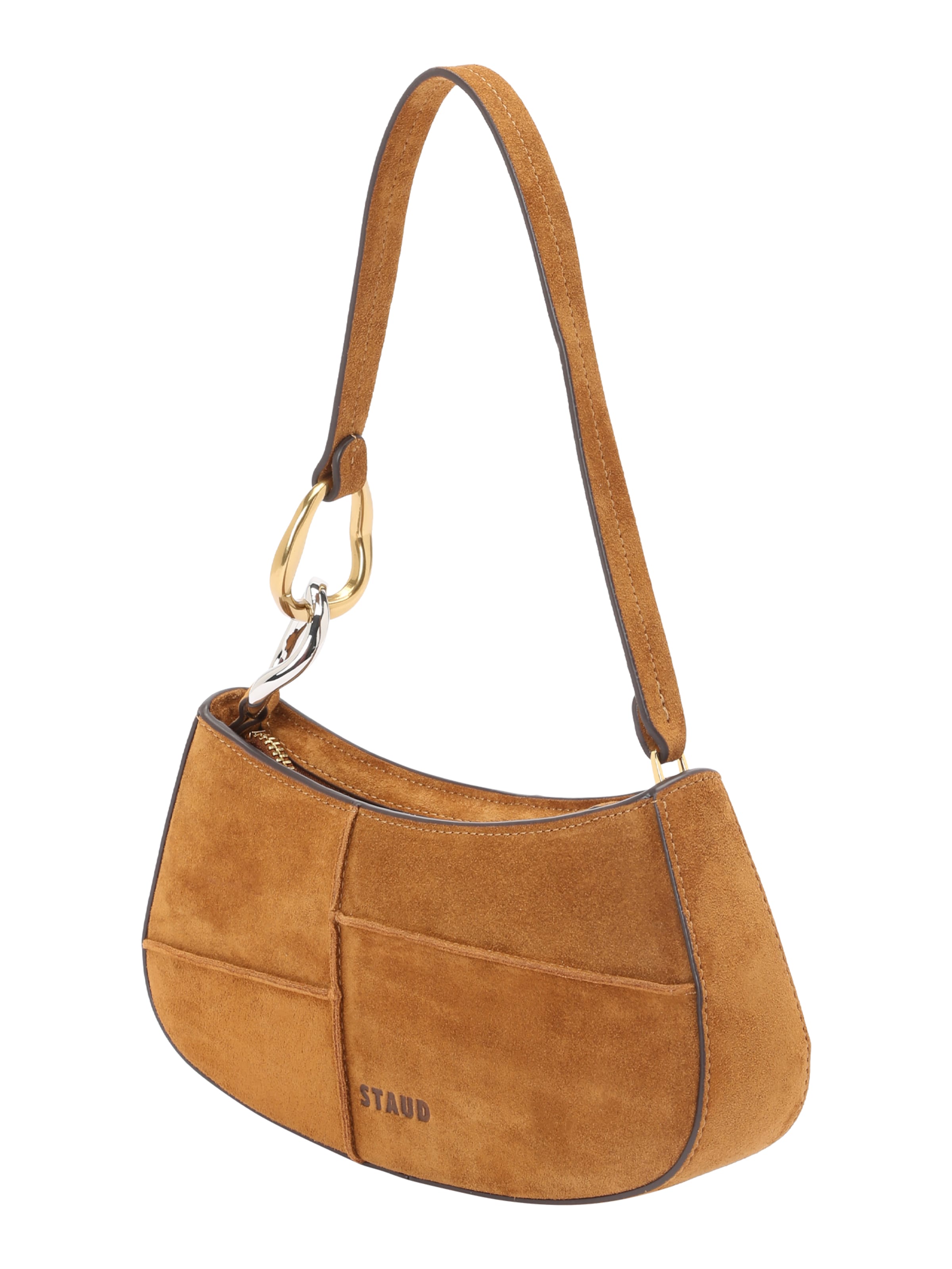 Staud Sac bandoulière 'Ollie' en camel, Vue avec produit