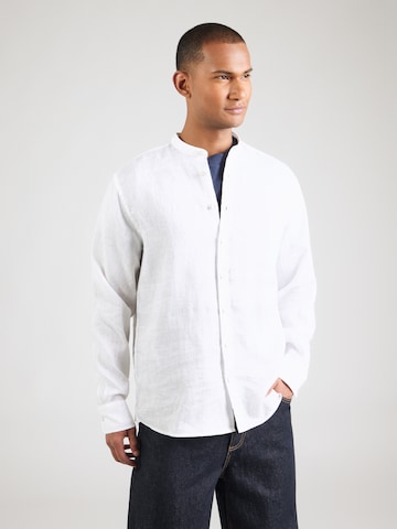 FYNCH-HATTON Regular fit Button Up Shirt in White: front