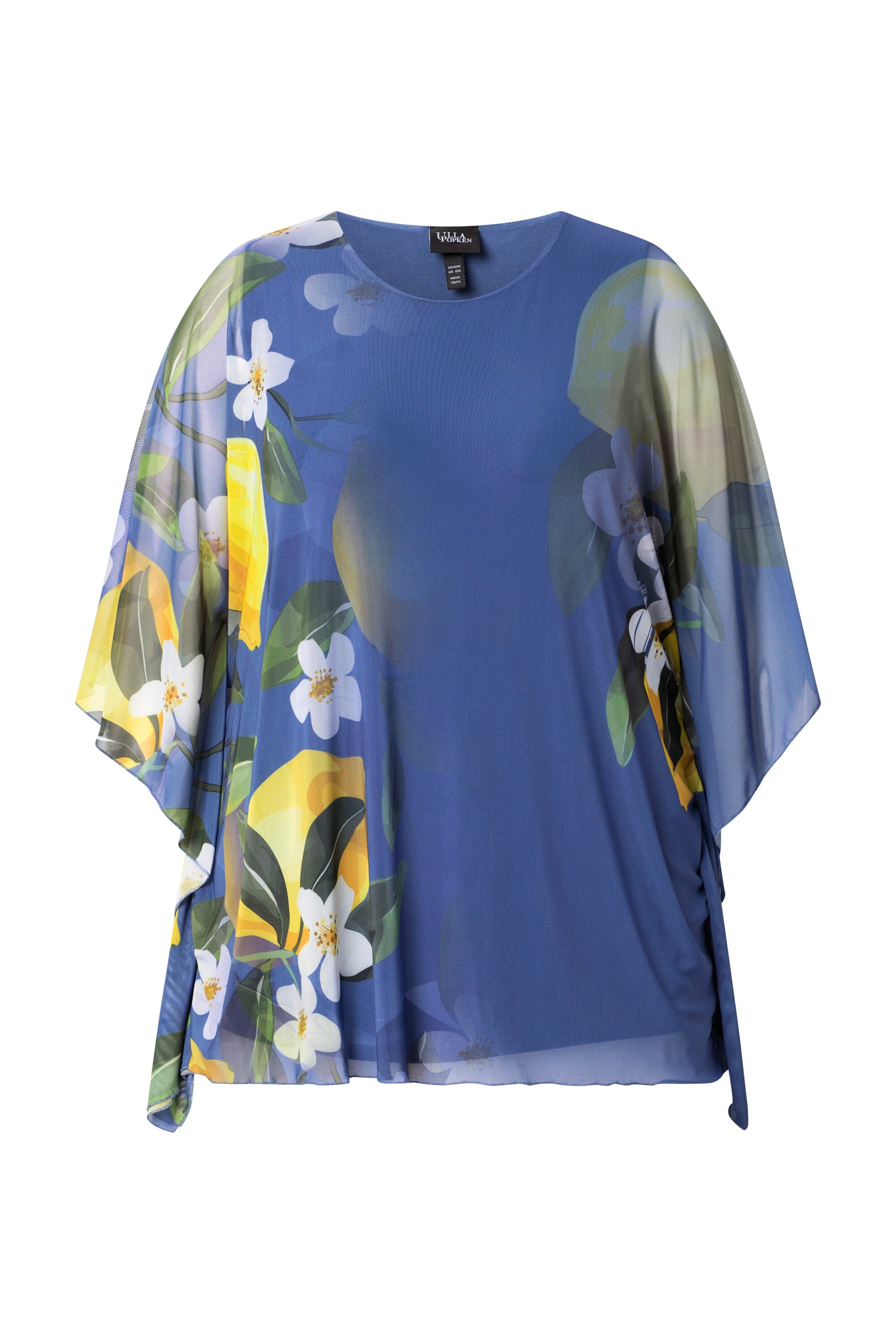 Ulla Popken Bluse in Blau: Vorderseite