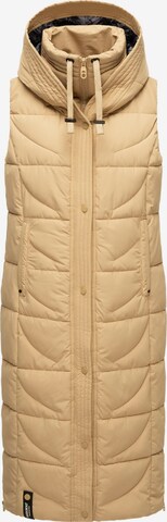 NAVAHOO Vest 'Brezelchen' i beige: forside