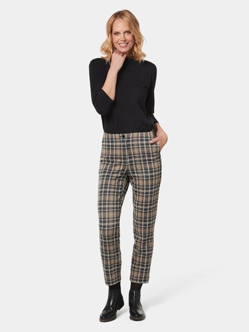 Coupe slim Pantalon 'Louisa' Goldner en noir