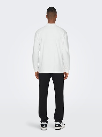 T-Shirt 'FRED' Only & Sons en blanc