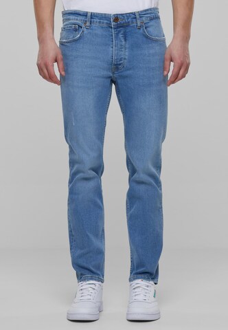 2Y Premium Regular Jeans in Blau: predná strana