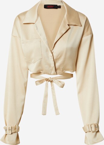 Misspap Blouse in Beige: front