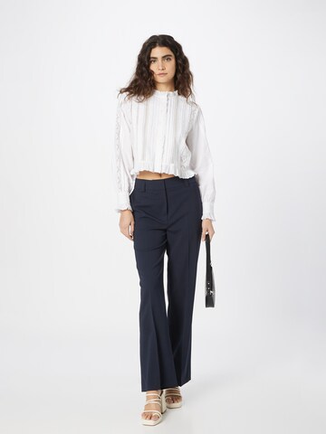 Libertine-Libertine Regular Pleated Pants 'Flaw' in Blue