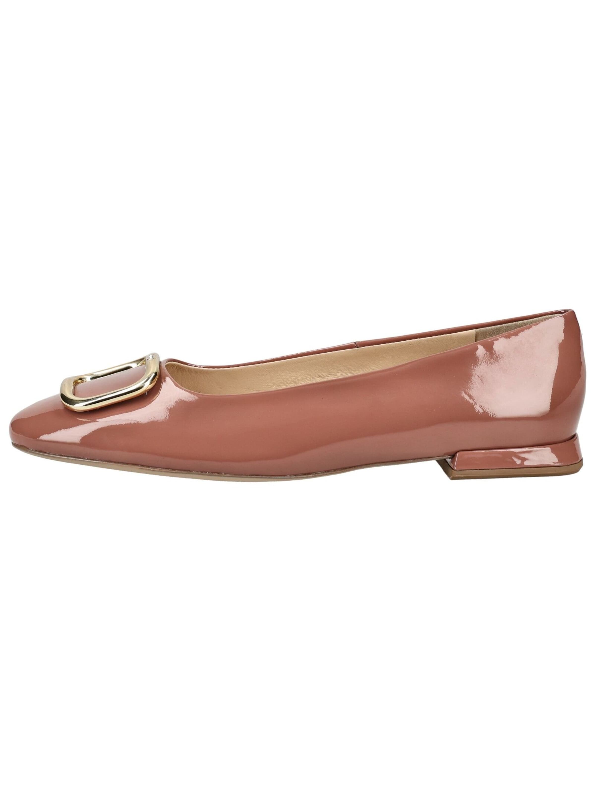 Ballerines 'Victoria' Högl en rose : sur le côté