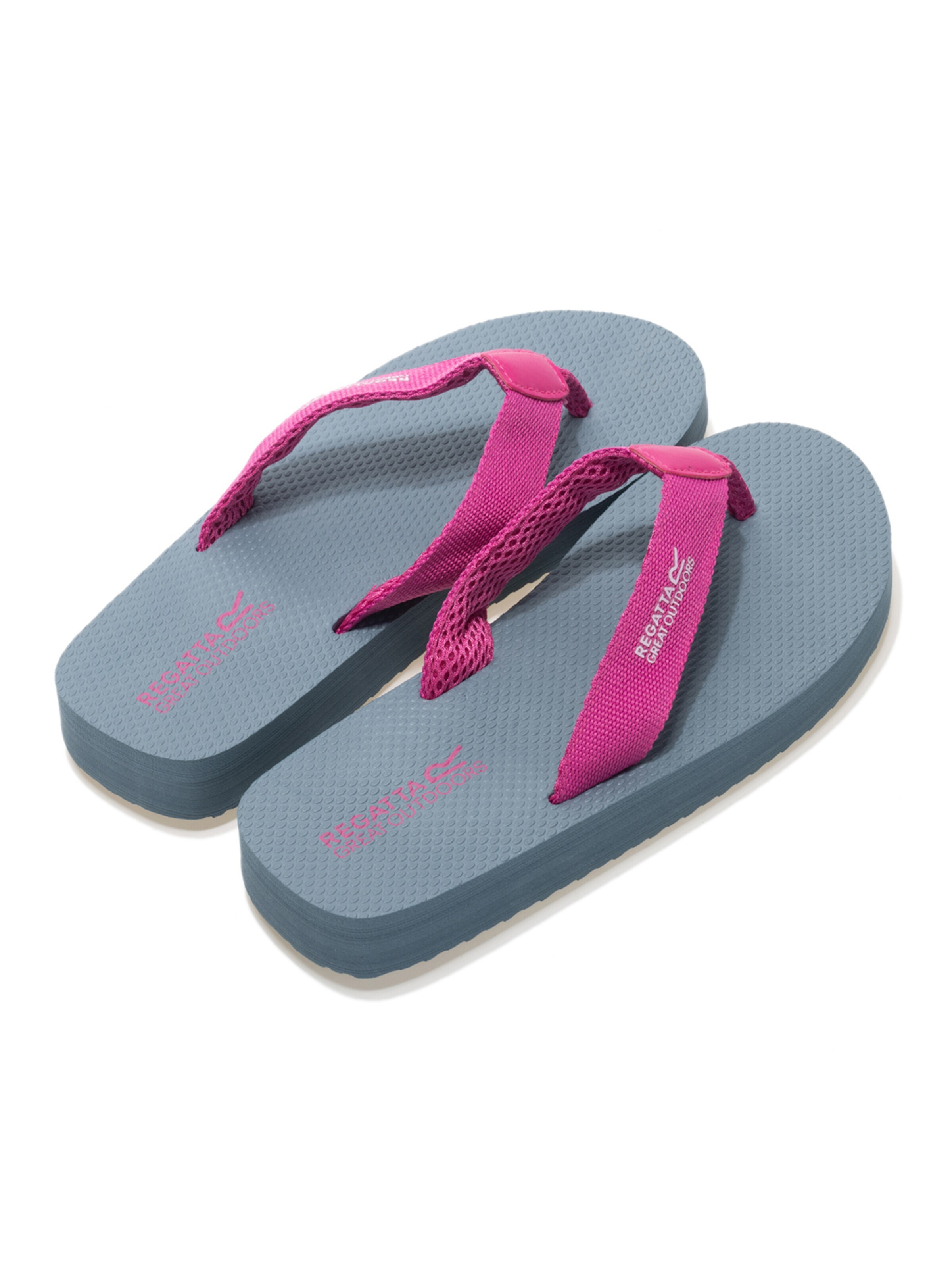 REGATTA Sandal 'Freizeitschuhe Catarina in grau/pink' in Grey