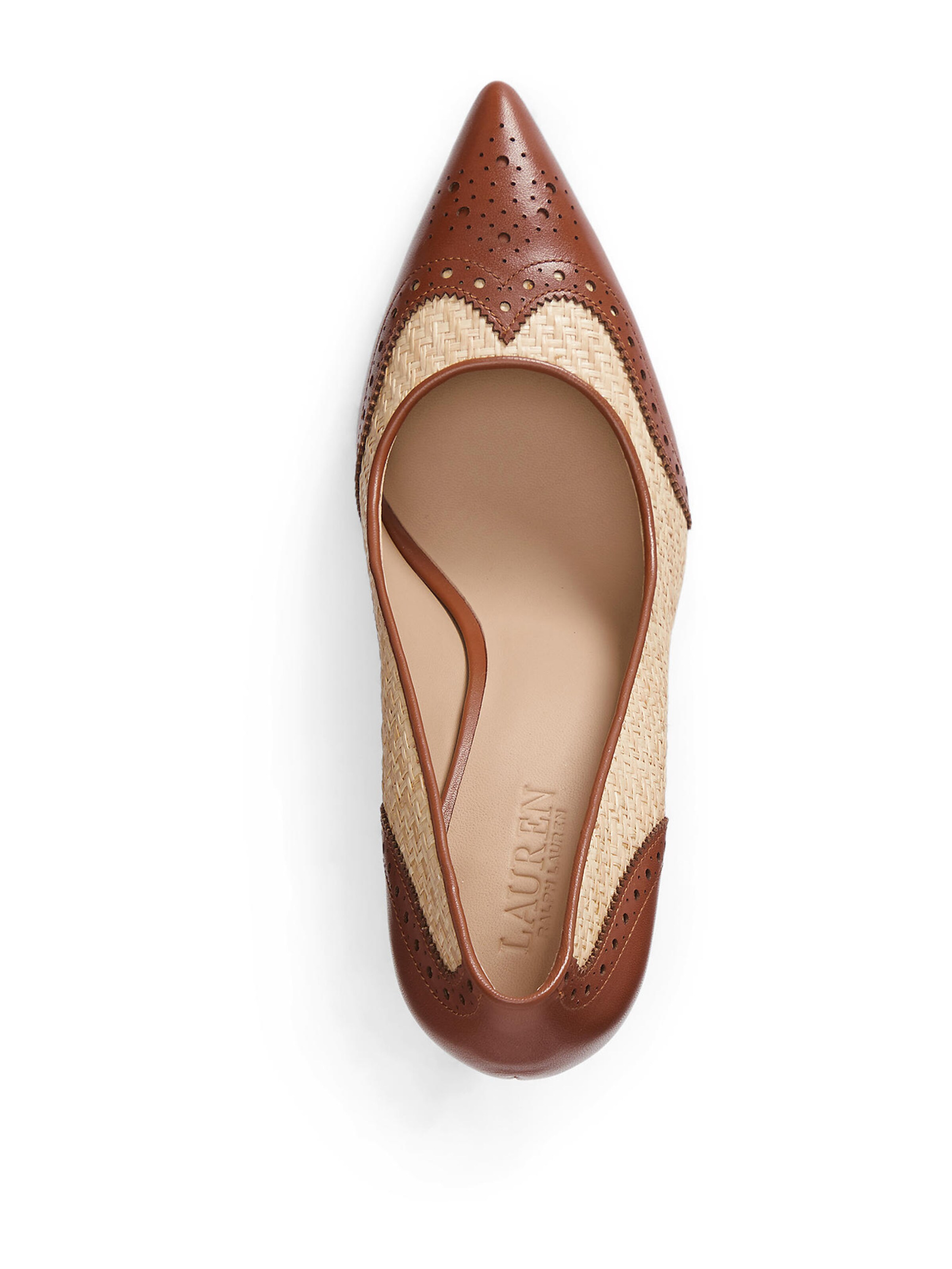 Décolleté 'LYNDEN' di Lauren Ralph Lauren in beige