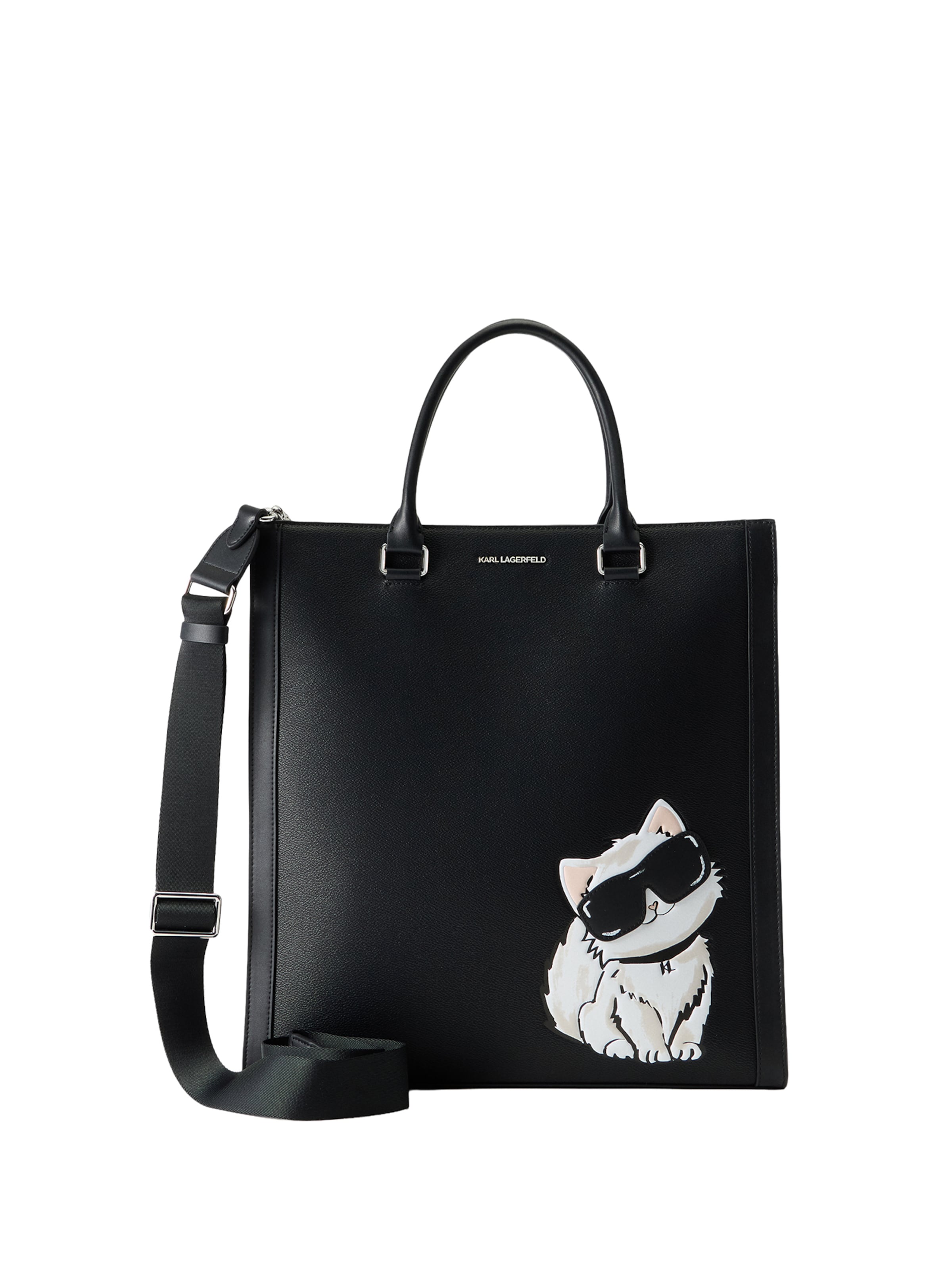 Sacs à main 'IKON CHOUPETTE' Karl Lagerfeld en noir : devant