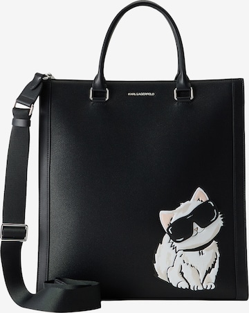 Karl Lagerfeld Käsilaukku 'IKON CHOUPETTE' värissä musta: etupuoli