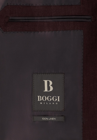 Boggi Milano Slimfit Anzug in Rot