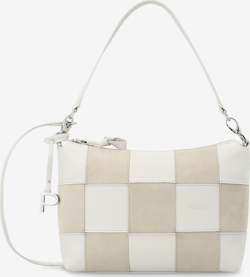 Picard Schultertasche 'Chess' in Grau: Vorderseite