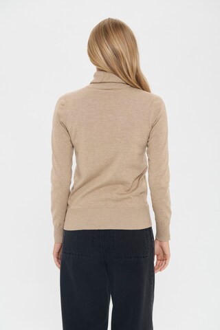 SAINT TROPEZ - Pullover 'Mila' em bege