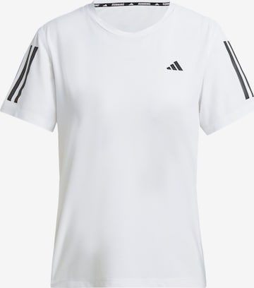 T-shirt fonctionnel 'Own The Run' ADIDAS PERFORMANCE en blanc : devant