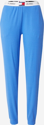 Pantaloni Tommy Jeans pe albastru / bleumarin / roșu / alb, Vizualizare produs