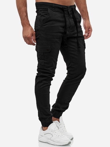 Tazzio Regular Cargohose '18525' in Schwarz