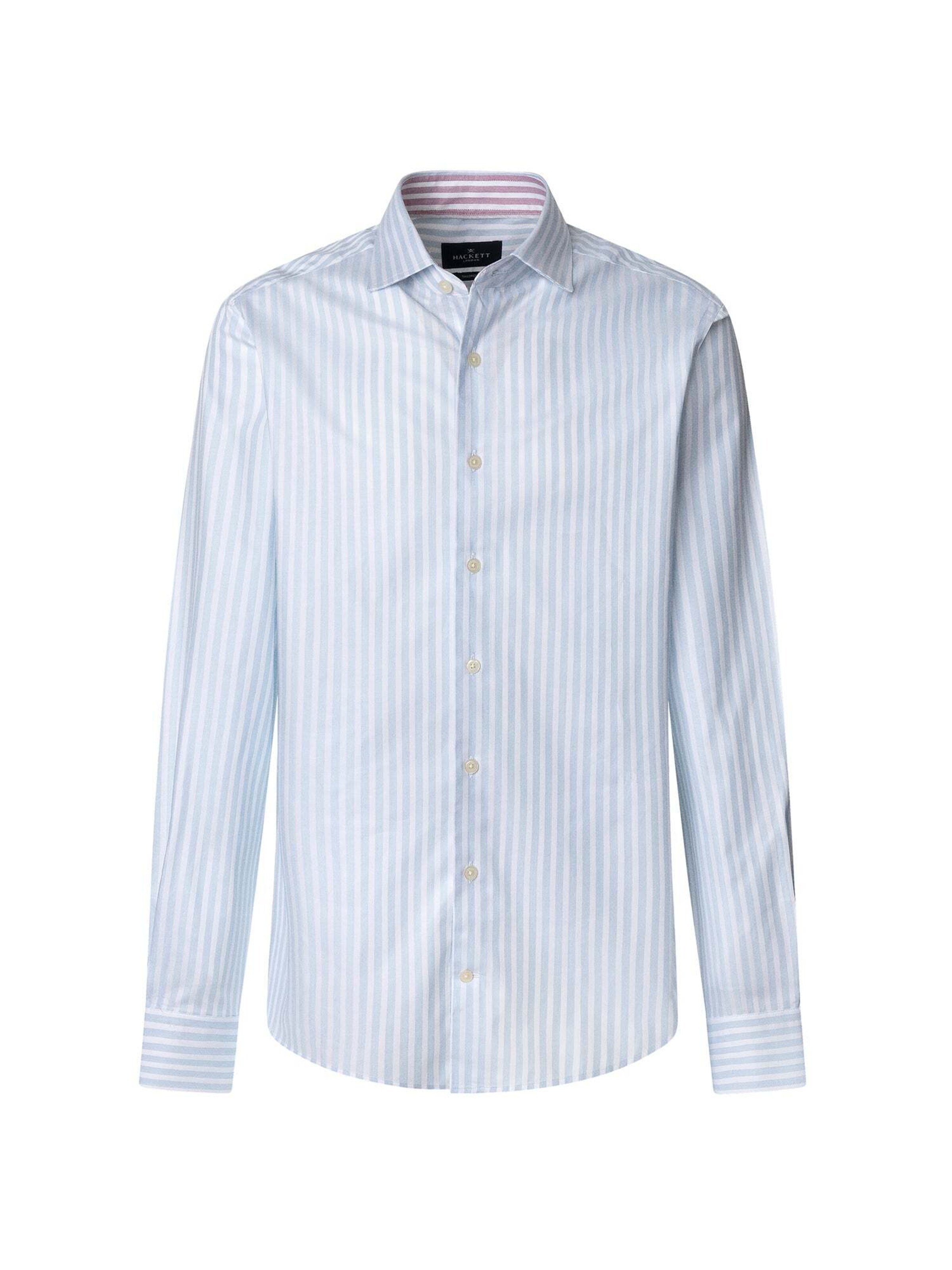 Camicia Hackett London di colore blu cielo / offwhite, Visualizzazione prodotti
