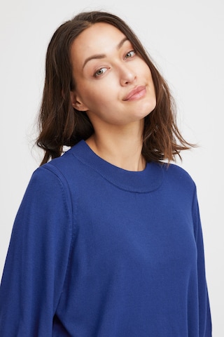 Fransa Sweater 'Blume' in Blue