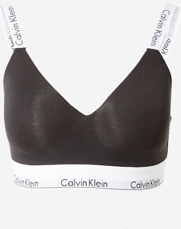 Bustier Soutien-gorge Calvin Klein Underwear en noir : devant