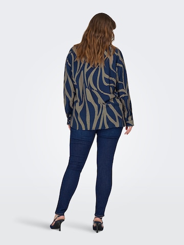 ONLY Carmakoma Bluzka 'CARFANNIL' w kolorze niebieski