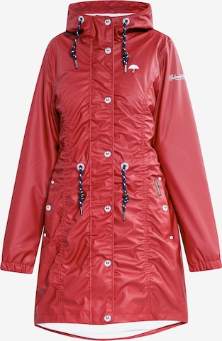 Schmuddelwedda Функциональное пальто в Красный: спереди