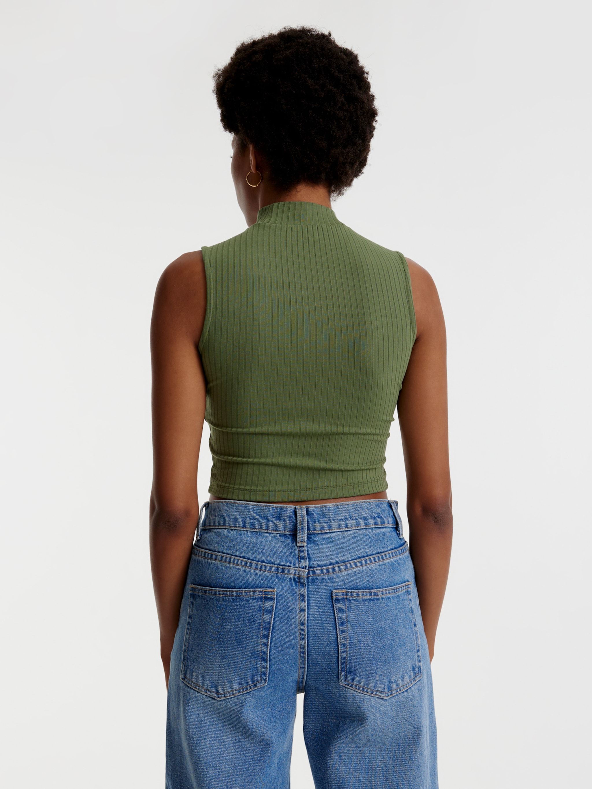 EDITED Produits Haut 'Kaori' vert foncé