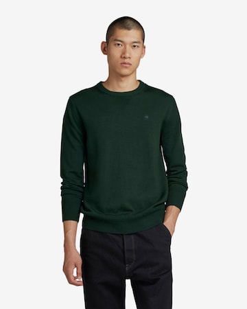 G-Star RAW Regular Fit Pullover in Schwarz: predná strana