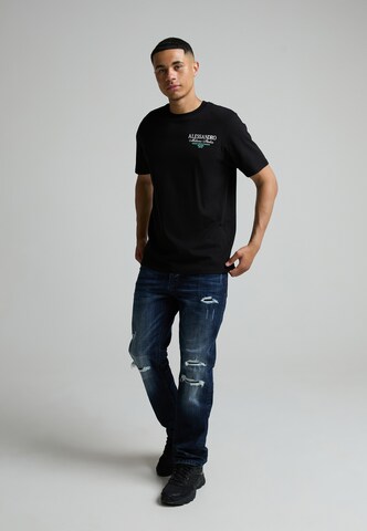 Alessandro Zavetti Shirt 'Montanelli' in Black