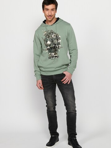 Sweat-shirt KOROSHI en vert