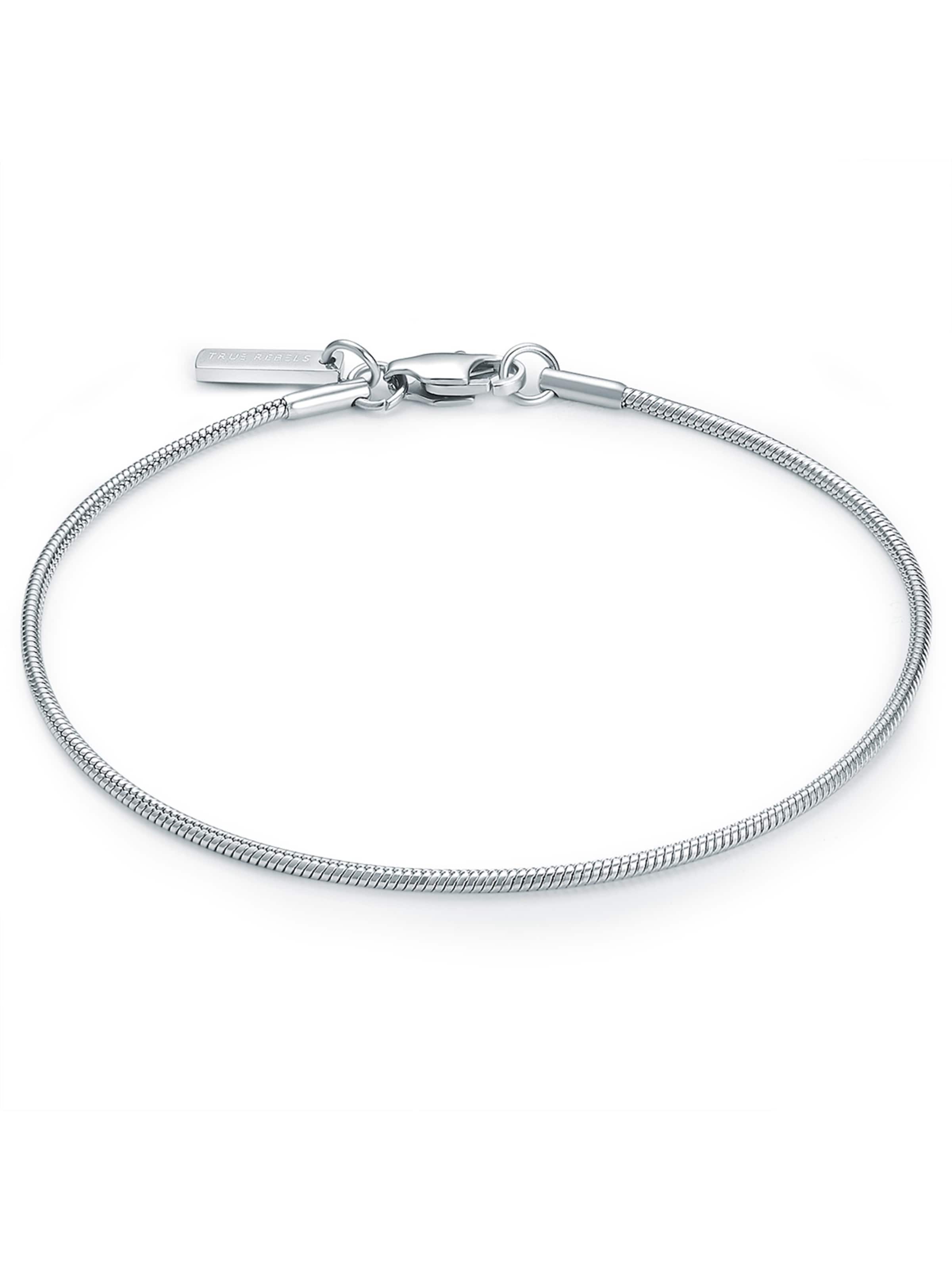 True Rebels Armband in Zilver: voorkant