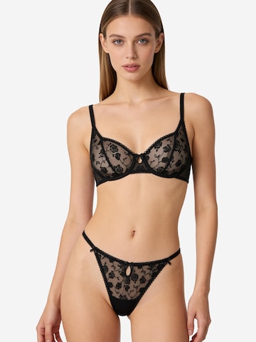 Balconcino Set di biancheria 'Rosa' di L.BEV in nero