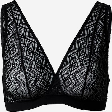 DKNY Intimates Triangle Bra in Black: front