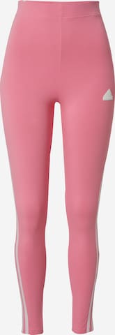 ADIDAS SPORTSWEAR - Skinny Calças de desporto em rosa: frente