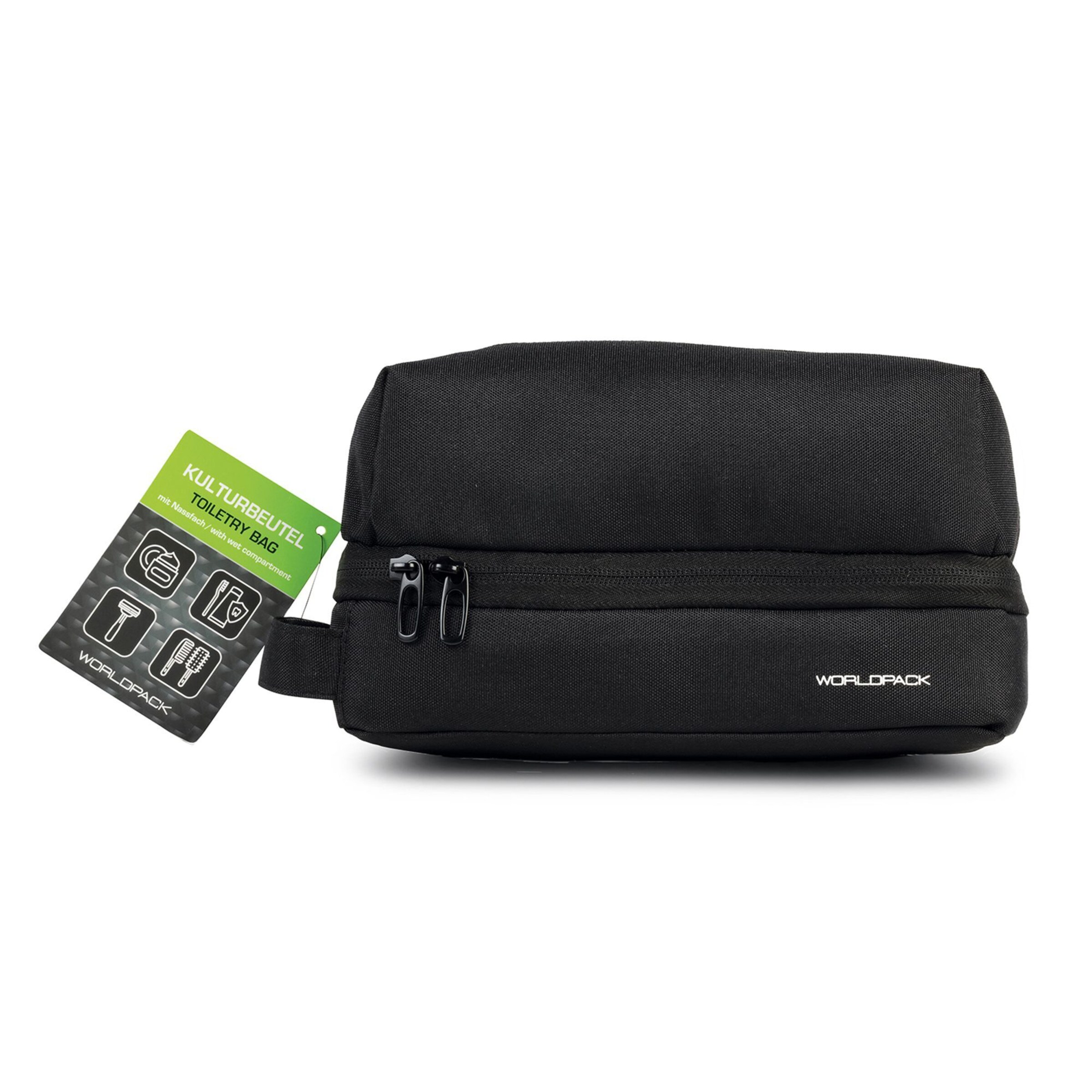 Worldpack Toiletry Bag in Black
