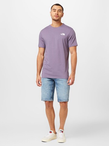 THE NORTH FACE - Regular Fit Camisa 'Simple Dome' em roxo