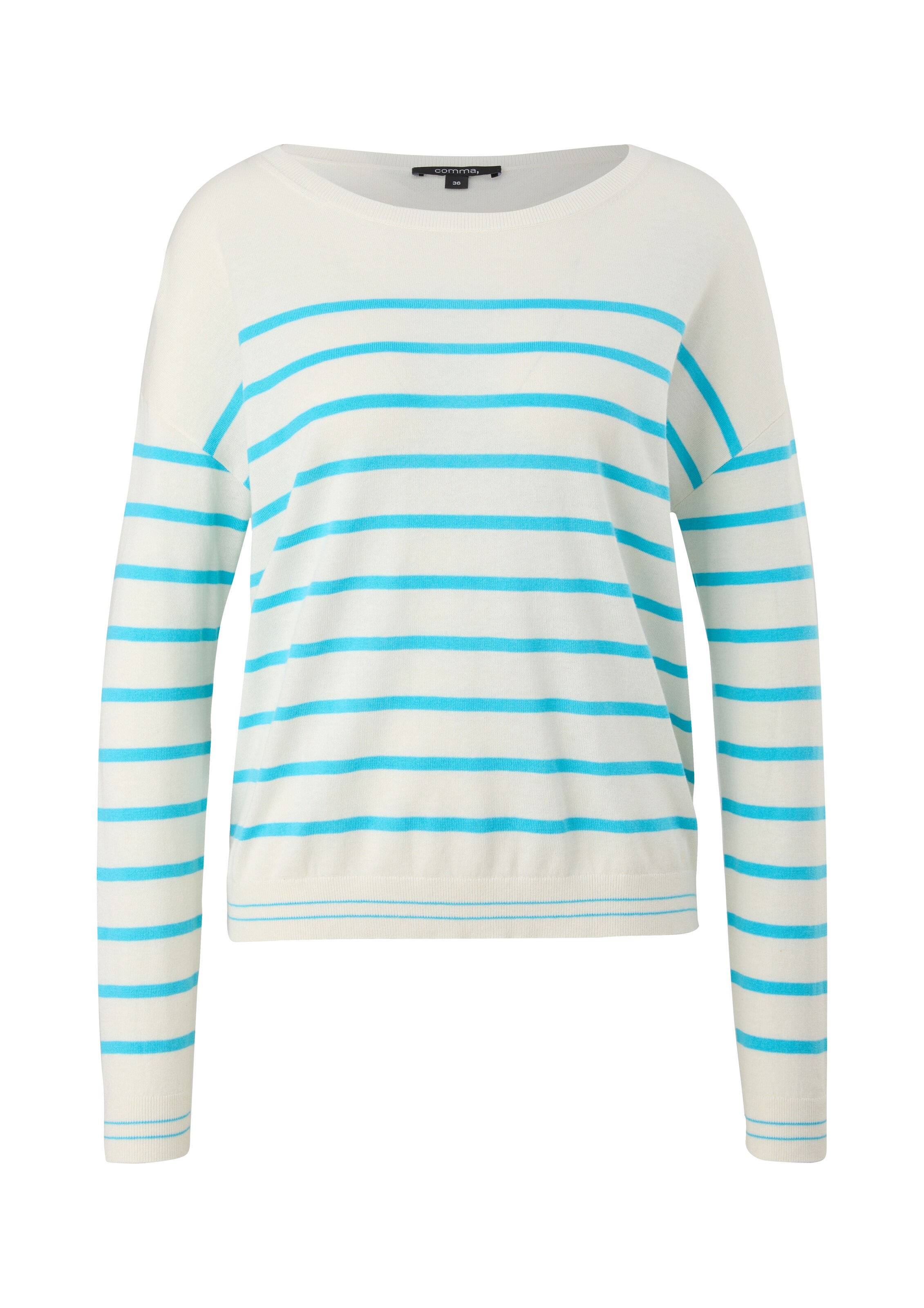 Pull-over COMMA en blanc : devant