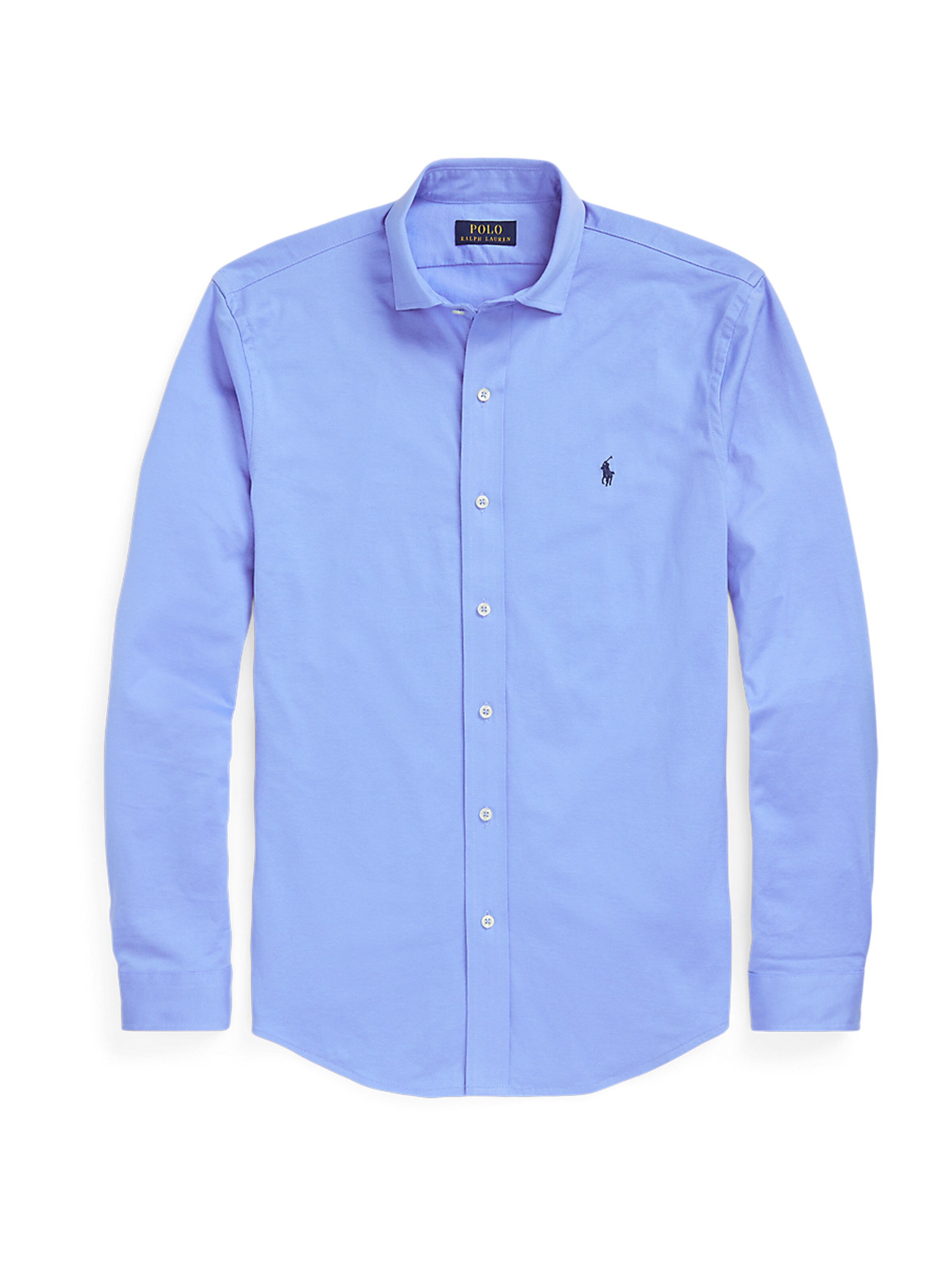 Coupe regular Chemise Polo Ralph Lauren en bleu : devant