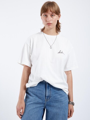 Dr. Denim Shirt 'Bace Tee'‌‌‌‌‌‌‌‌‌ in Weiß