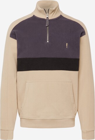 !Solid Sweater 'Carl' in Beige: front