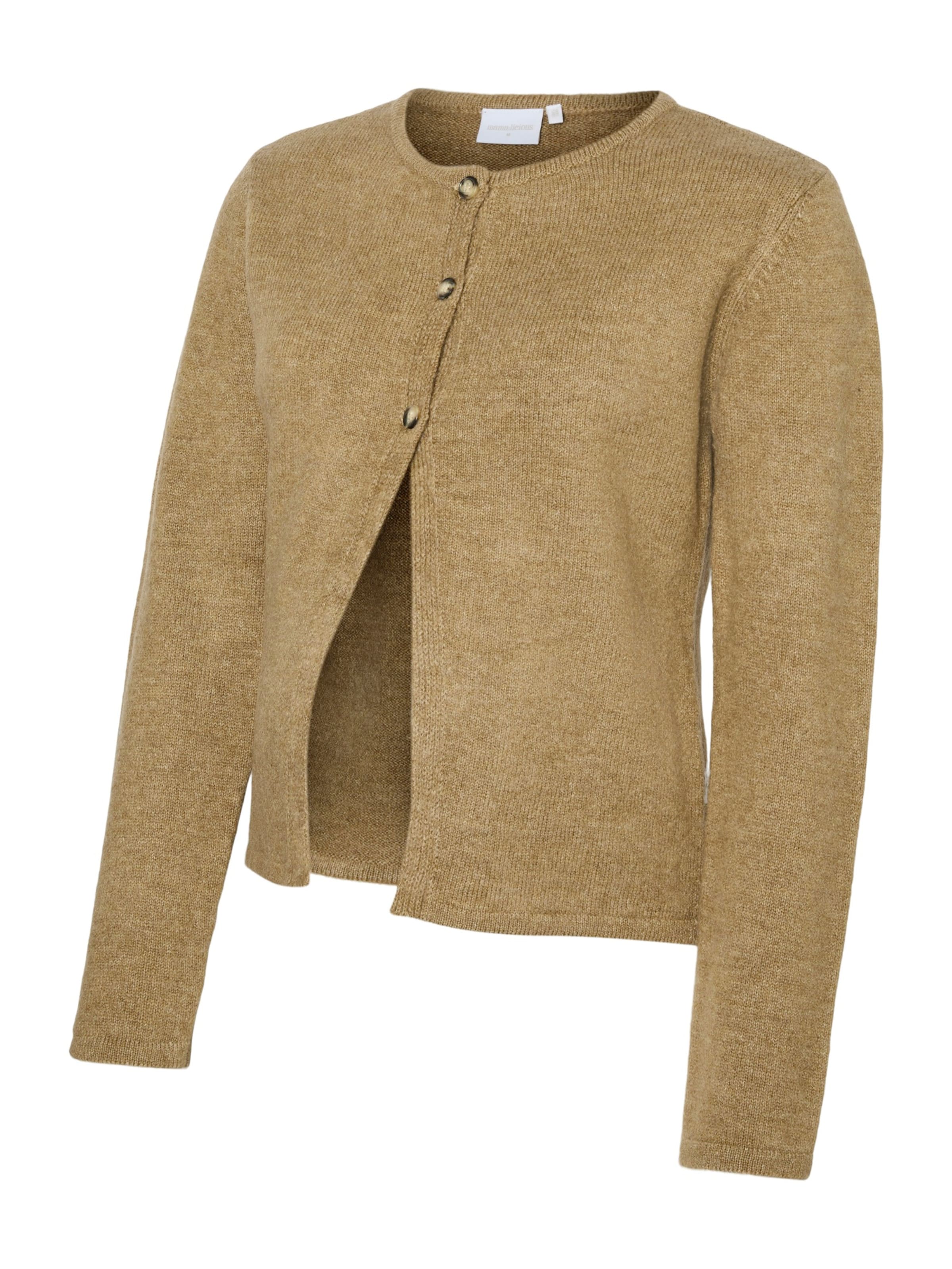 MAMALICIOUS Kardigan 'MLSTELLA' – zelená: přední strana