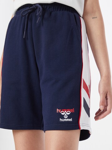 Regular Pantaloni 'Durban' de la Hummel pe albastru