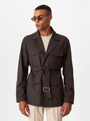Manteau mi-saison 'Belgrad' Antioch en marron