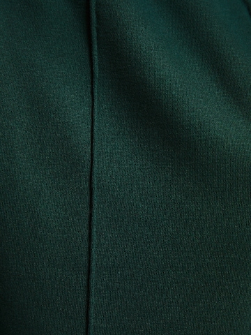 Bershka Ohlapna forma Hlače | zelena barva