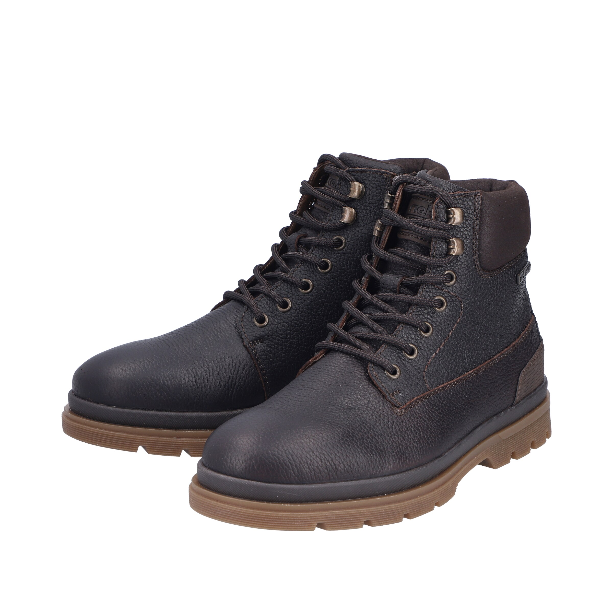 Boots stringati di Rieker in marrone