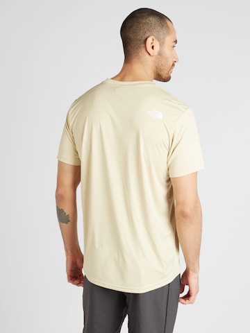 THE NORTH FACE Regular Fit Funktionsshirt 'Reaxion Easy' in Gelb