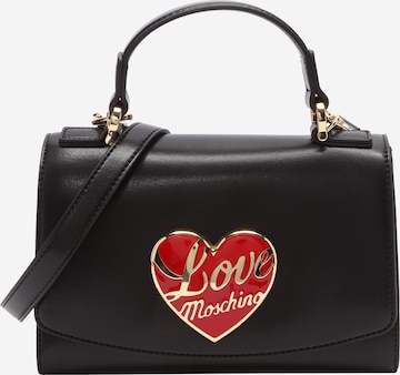 melns Love Moschino Rokassomiņa: no priekšpuses